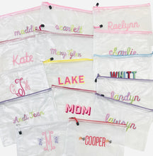 Load image into Gallery viewer, Embroidered Waterproof Mesh Pouch
